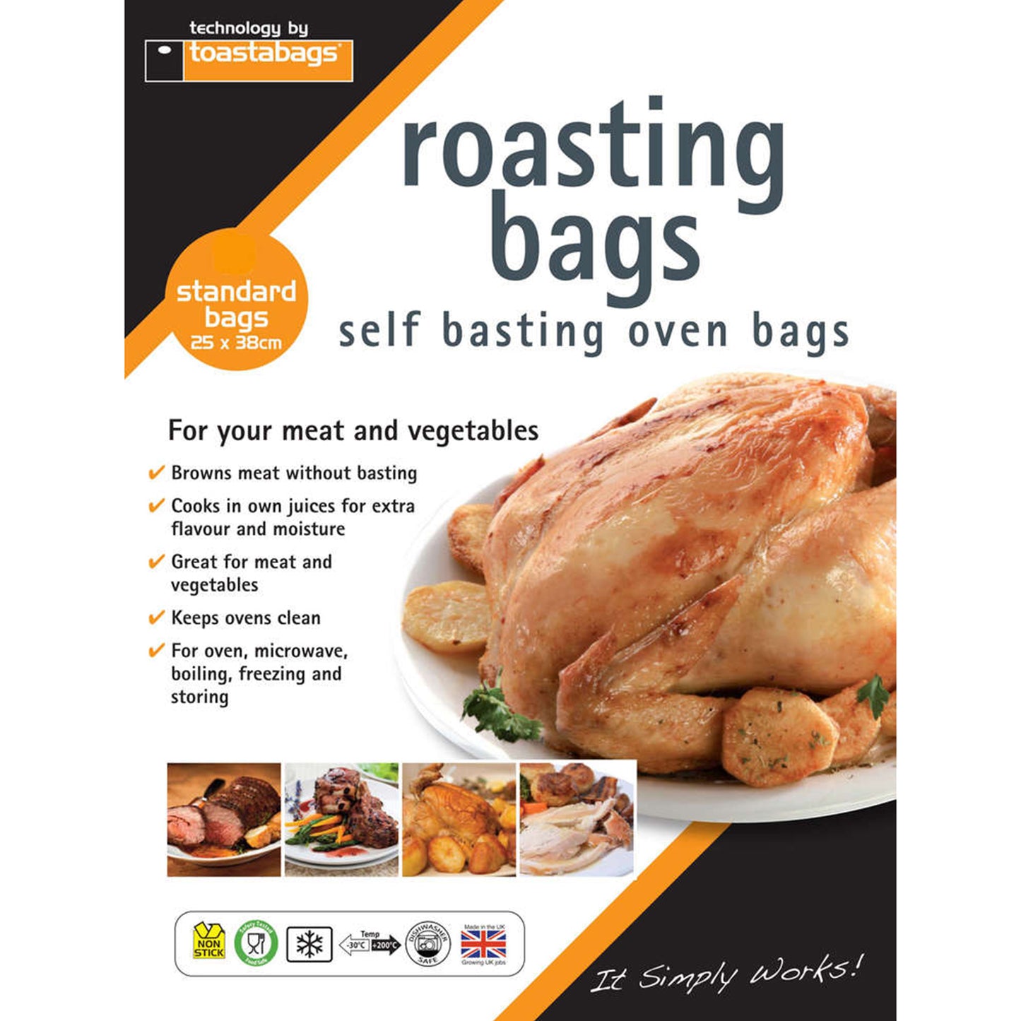 Roasting Bags - Standard Size - 25 x 38cm