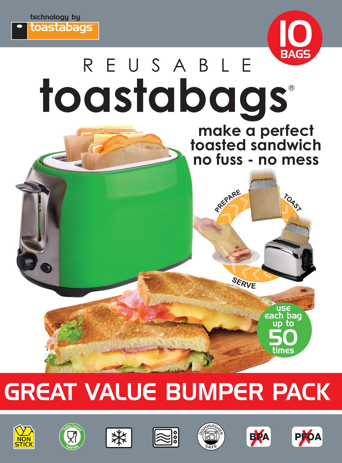 Toastabags - 50 Use