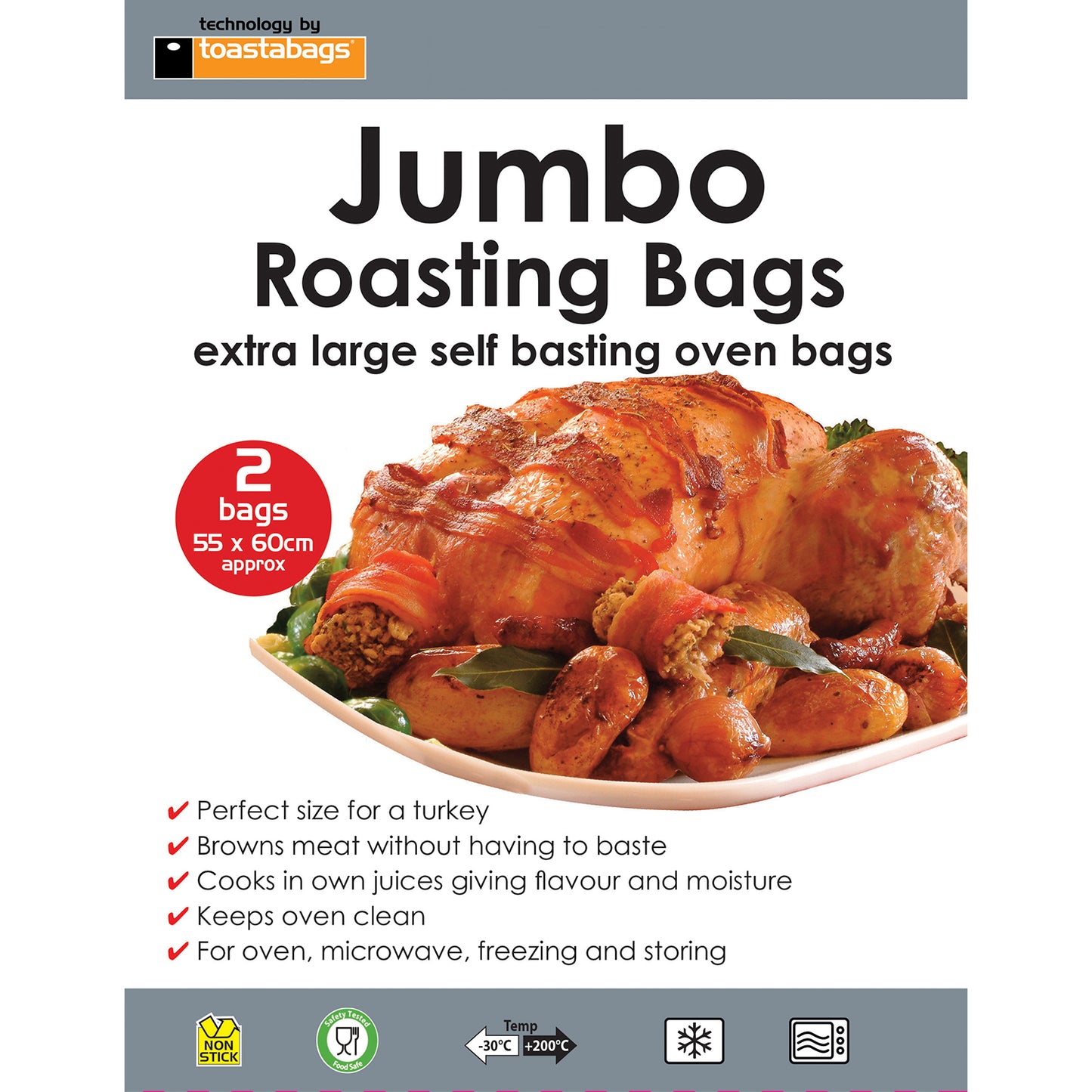 Roasting Bags - Jumbo Size - 55 x 60cm