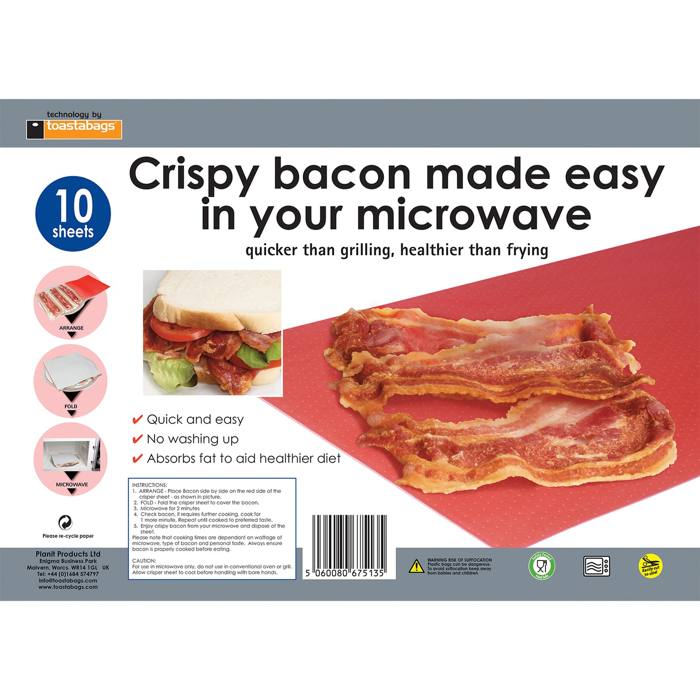 Bacon Microwave Sheets