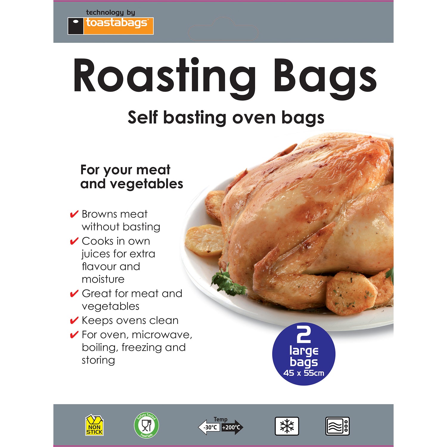 Toastabags Roasting Bags, 25 x 38 cm Standard (Pack of 50)
