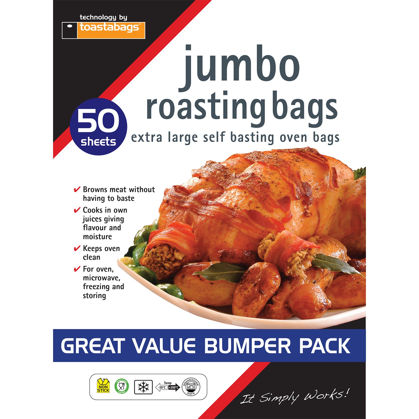 Roasting Bags - Jumbo Size - 55 x 60cm