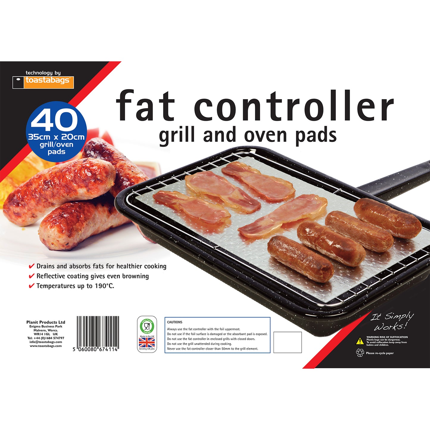 Fat Controller - Grill & Oven Pads