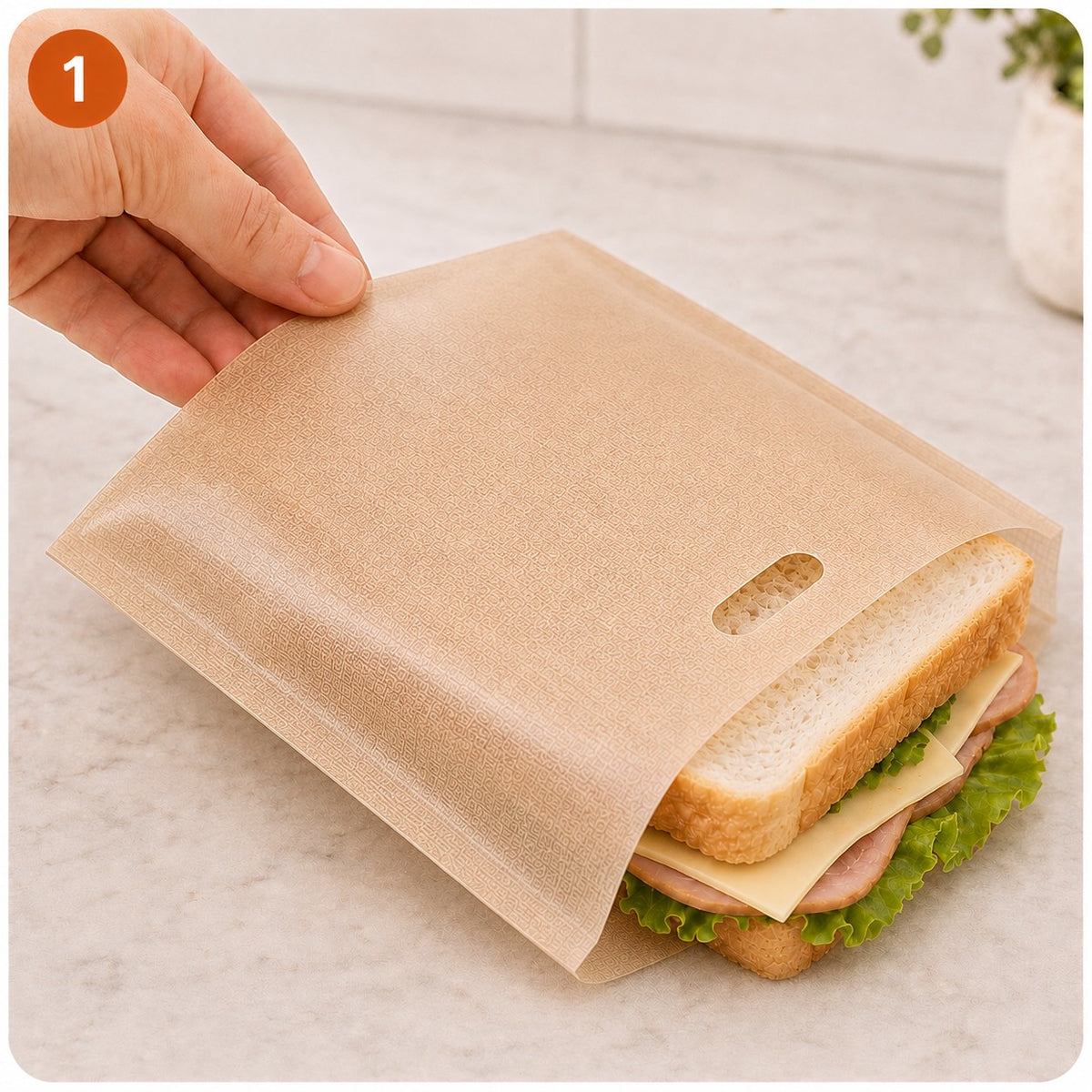 HOMMELUV toastabags, pack of 4 bags, 1000 uses per pack