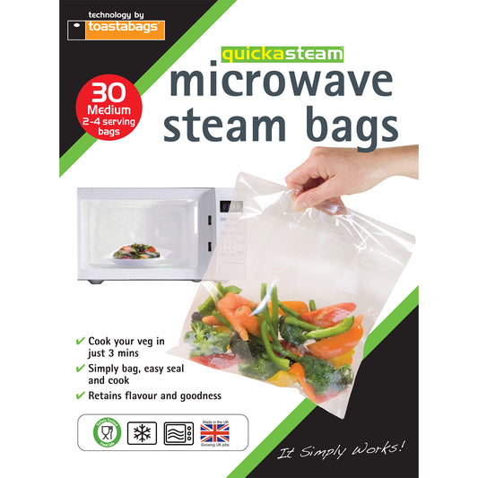 Microwave Steam Bags - Medium - 2-4 Servings